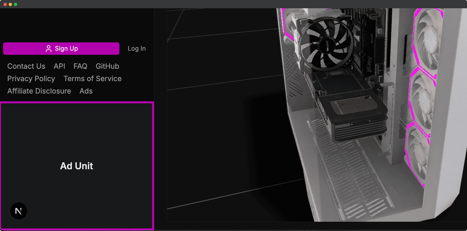 Global banner preview